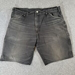 Dickies Carpenter Shorts Black 36x32 Cut Off Custom Workwear Utility Denim 36
